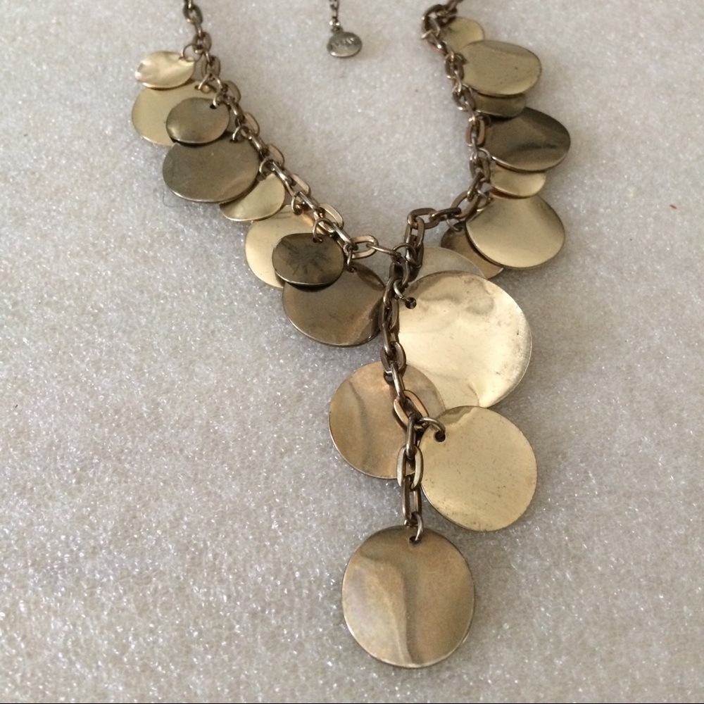 Vintage Alfani disc necklace